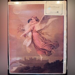 The Guardian Angel Reproduction of an Original Chromolithograph Print